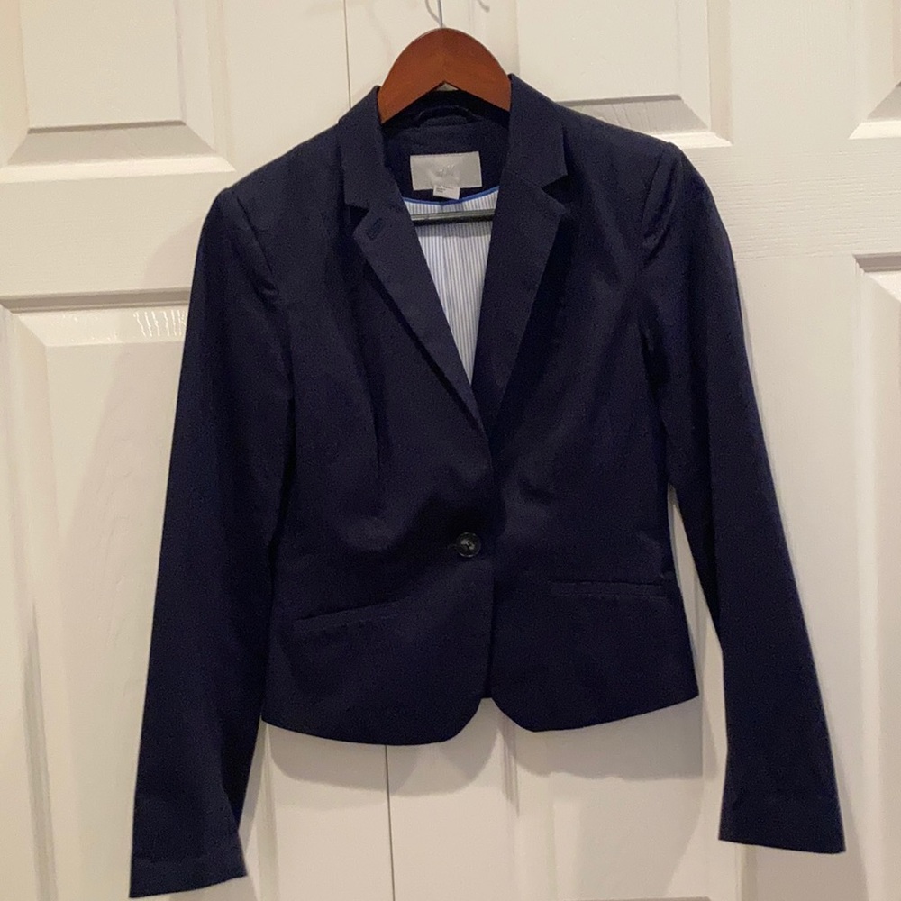 Navy Blue Blazer. Lightweight. US 4 / 2